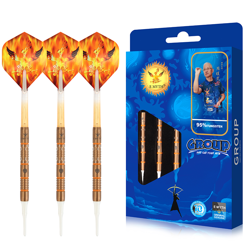 E MYTH IVAN SOFT 18g 20g 21.5g 95%Tungsten Dart Set