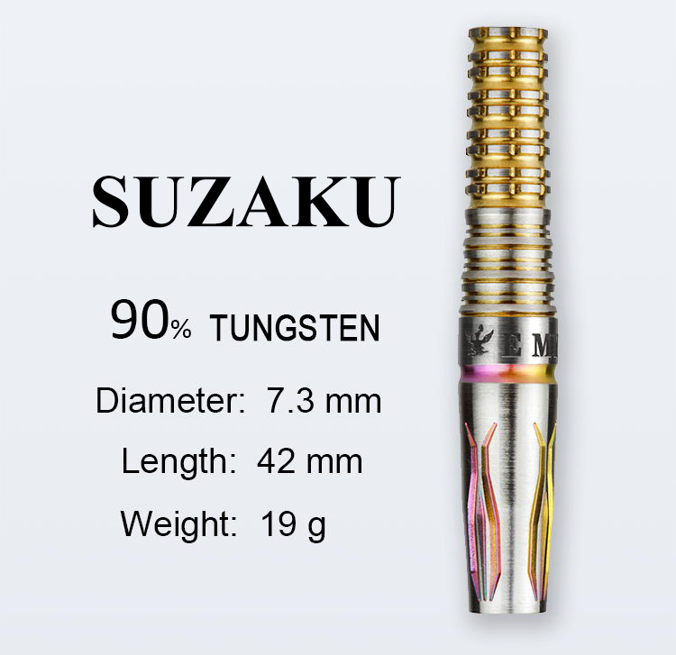 E MYTH SUZAKU SOFT 17g 19g 90%Tungsten Dart Set - Image 2