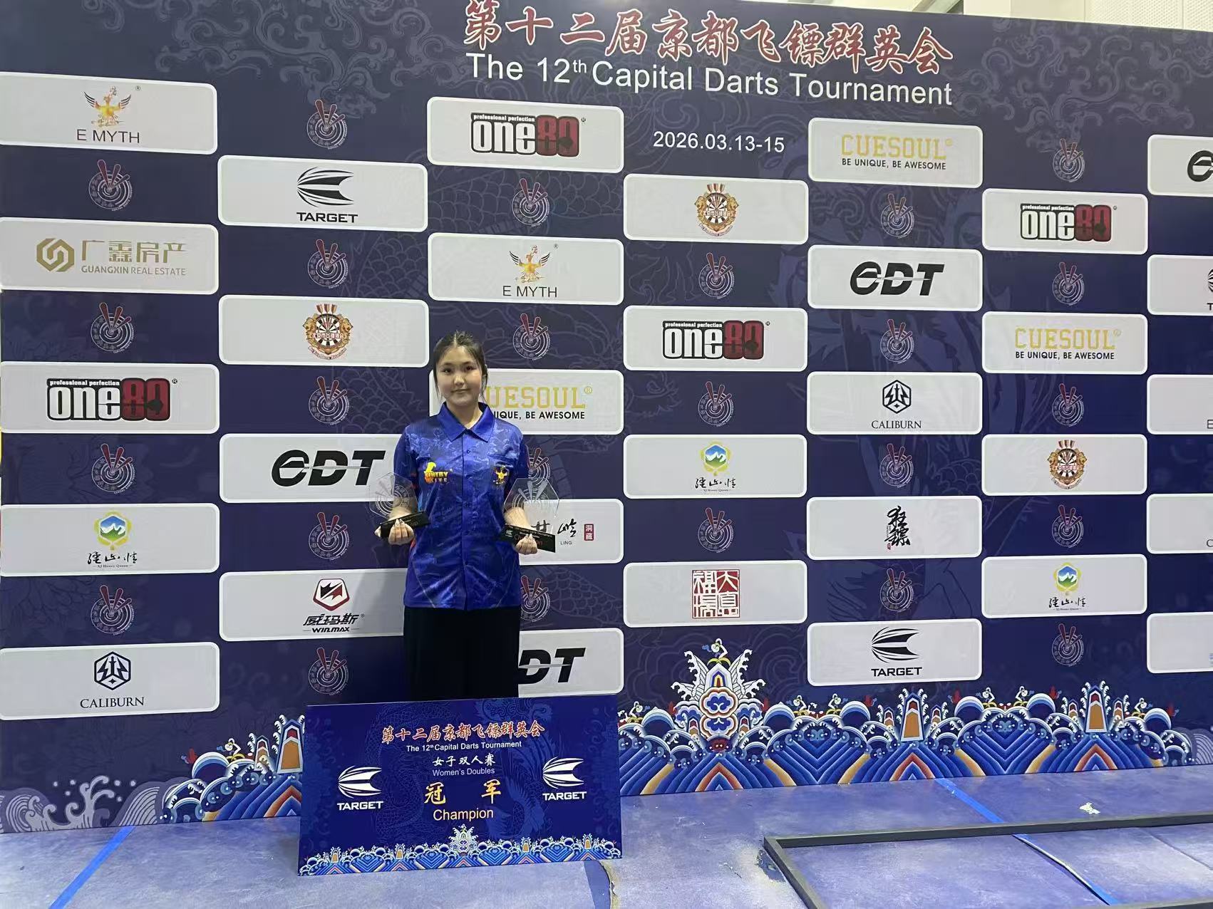 Onkon claims the women’s doubles title and finishes as the mixed doubles runner-up.