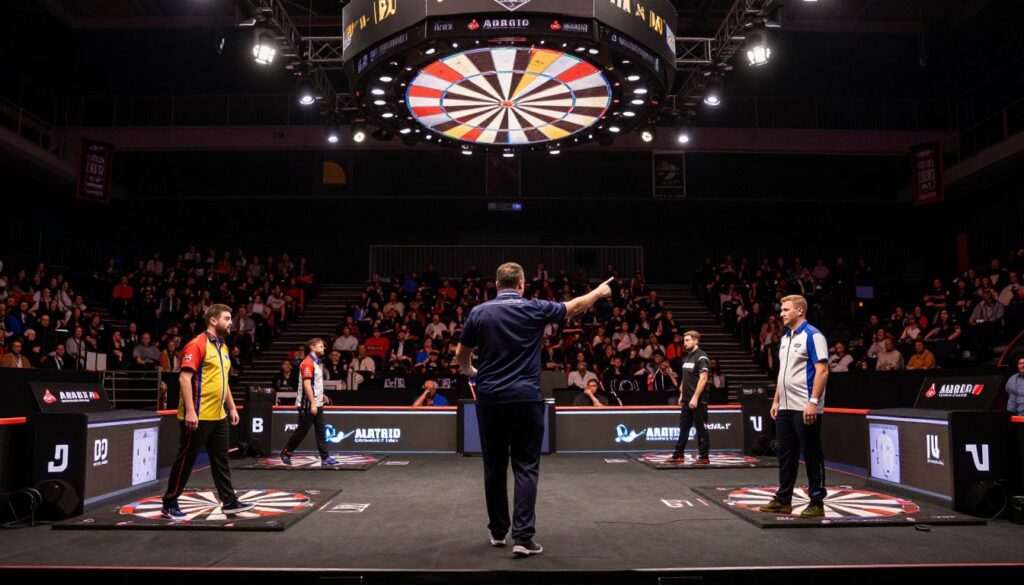 北美飞镖锦标赛现场氛围