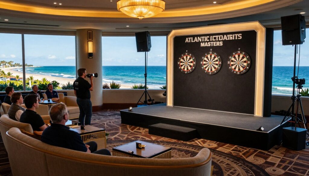 大西洋城飞镖大师赛比赛场景