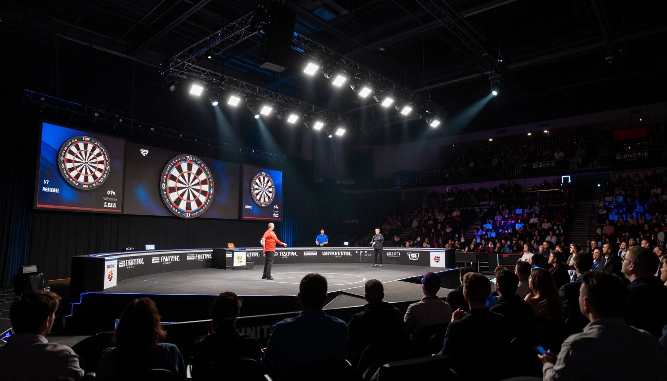 美国十大飞镖赛事专业比赛现场