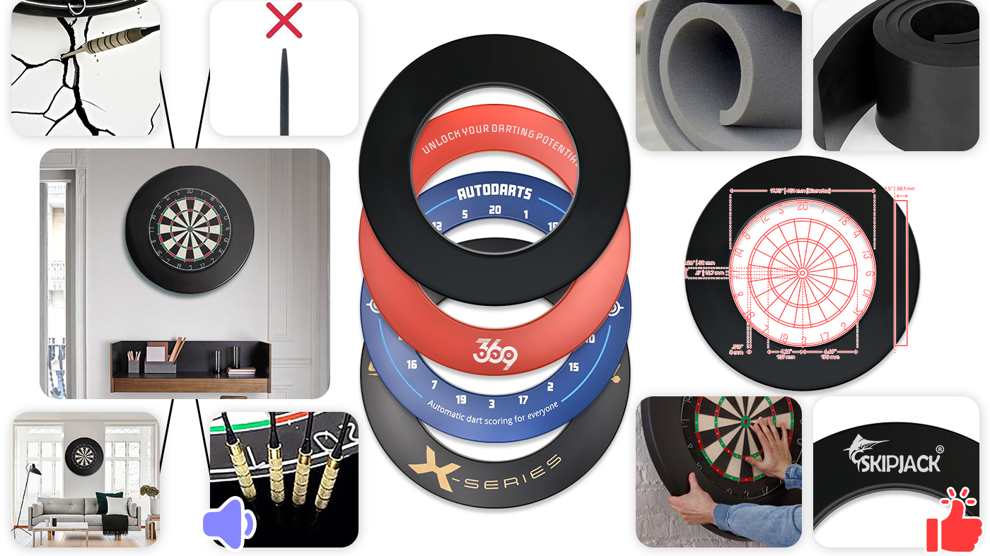 How Big Should a Dart Board Backing Be? | Safety Guide – SKIPJACK