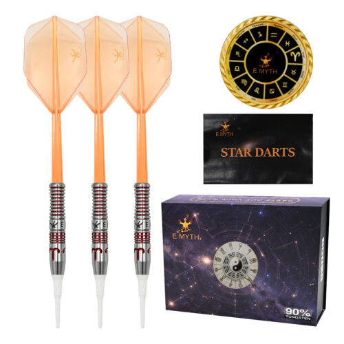 E MYTH  Ling · Aries 18g 19g 20g SOFT 90%Tungsten Dart Set