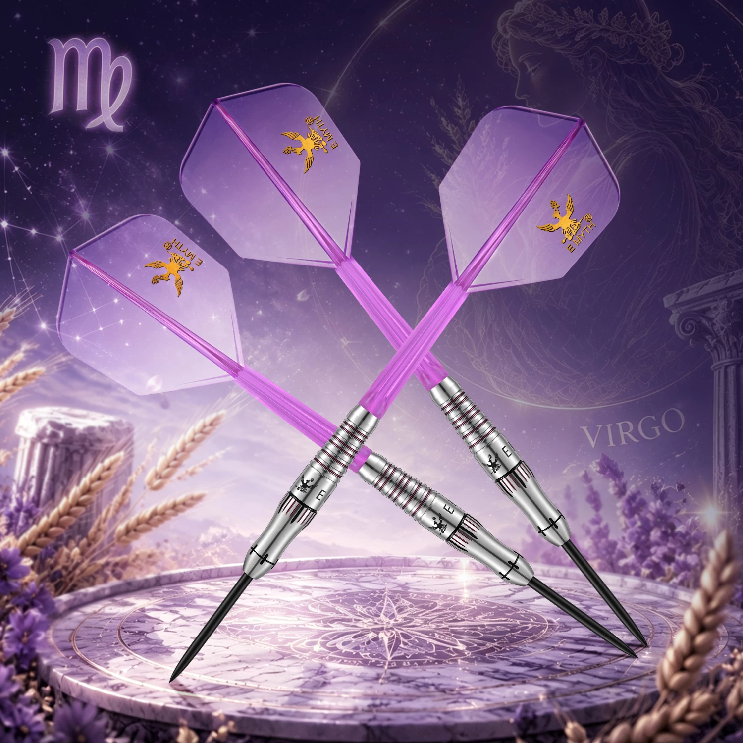 E MYTH Jing · Virgo Steel Tip 90% Tungsten Darts Set - emyth darts